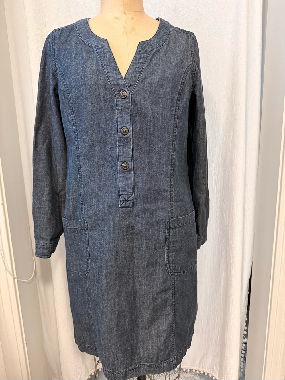 Boden, Denim Shift Dress, sz 6R